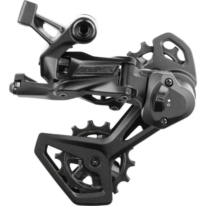 microSHIFT ADVENT X V2 Rear Derailleur - 10-Speed Medium Cage Clutch ADVENT X and Sword Compatible Black Ver. 2