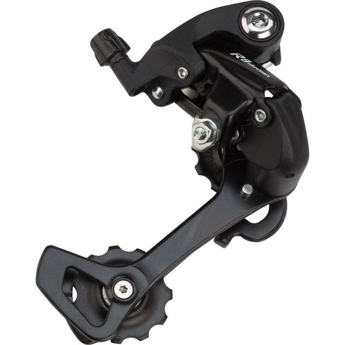 microSHIFT R8 Rear Derailleur - 89 Speed Long Cage Black