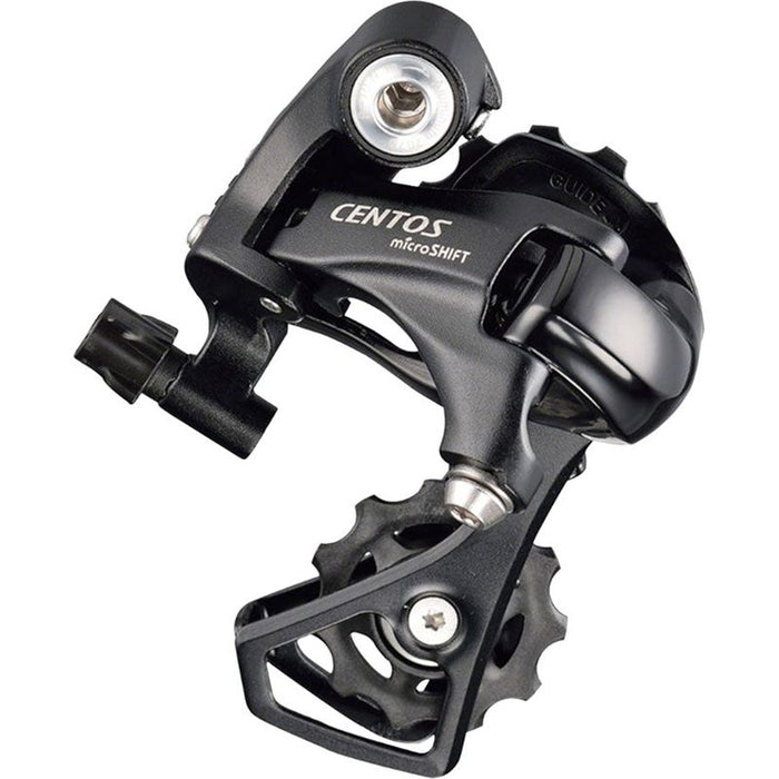 microSHIFT Centos Rear Derailleur - 10 Speed Short Cage Black Shimano 4700 Compatible
