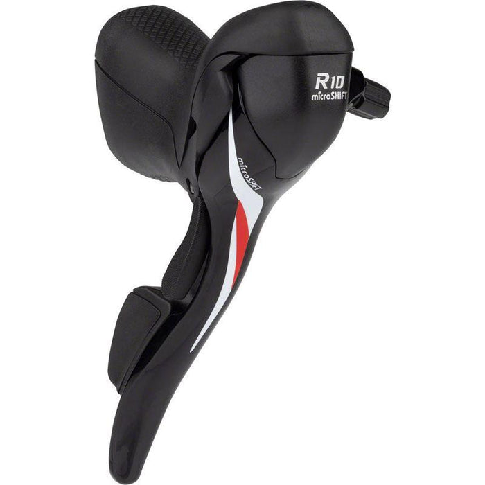microSHIFT R10 Right Drop Bar Shift Lever - 10-Speed Shimano Compatible Black