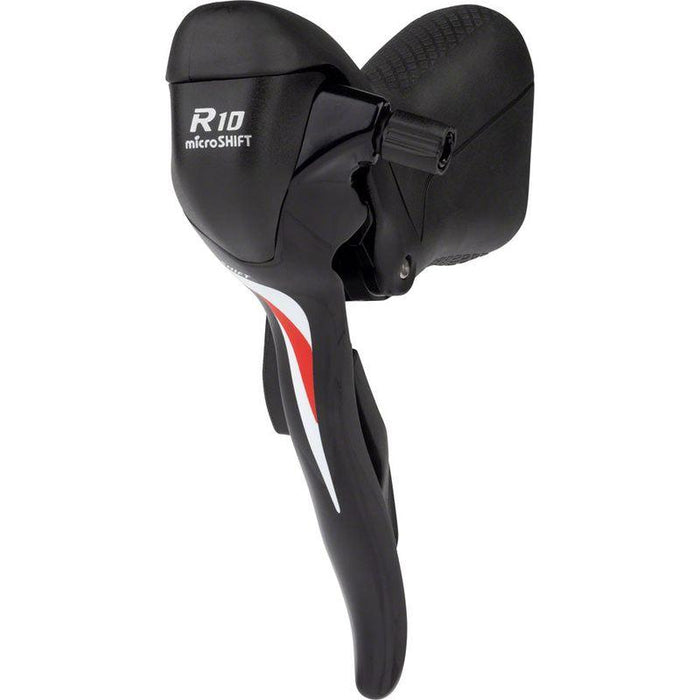 microSHIFT R10 Right Drop Bar Shift Lever - 10-Speed Shimano Compatible Black