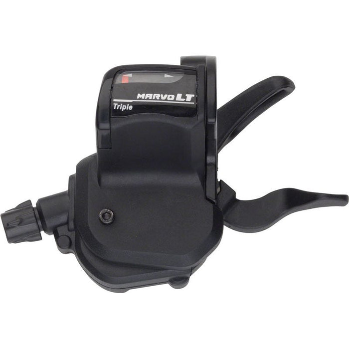 microSHIFT MarvoLT Left Trigger Shifter Triple Steel Lever Optical Gear Indicator Shimano Compatible