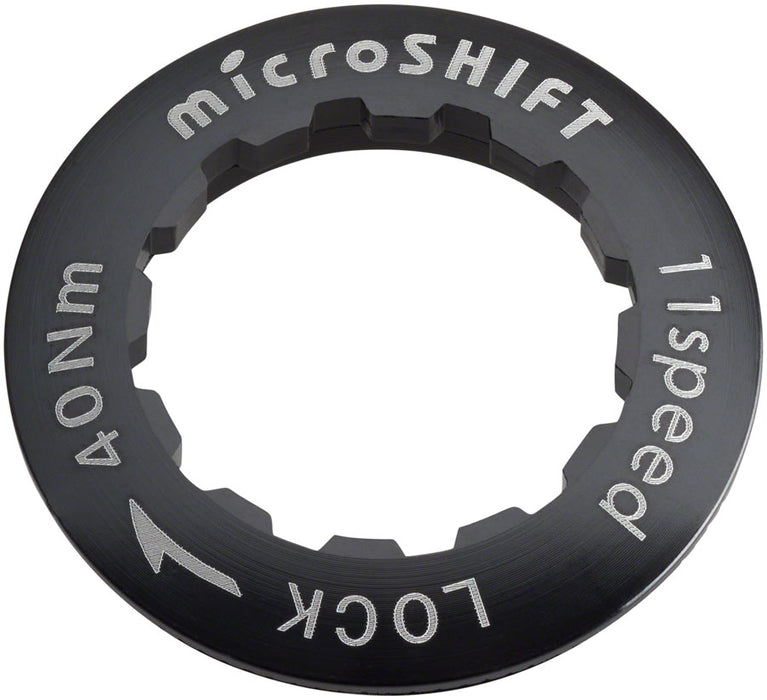 microSHIFT Cassette Lockring - Alloy Black
