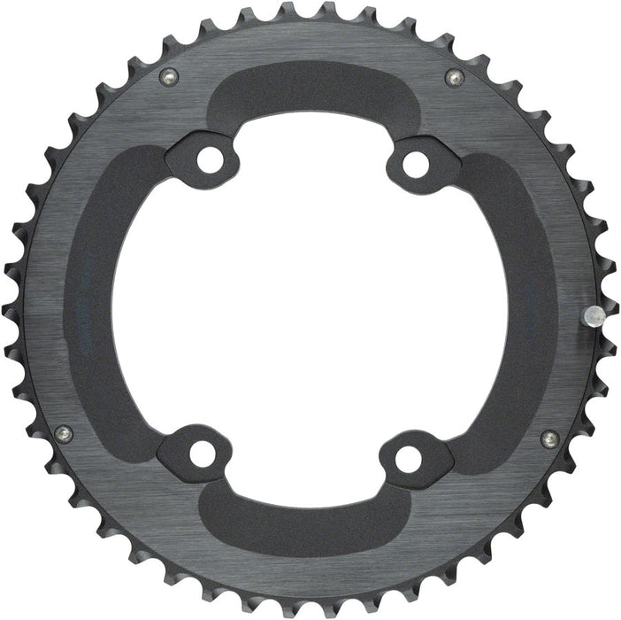 microSHIFT Sword Chainring - 46t 110 Asym BCD Outer ring for 2 x 9/10-Speed Black