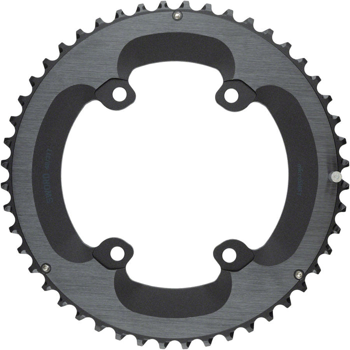 microSHIFT Sword Chainring - 48t 110 Asym BCD Outer ring for 2 x 9/10-Speed Black