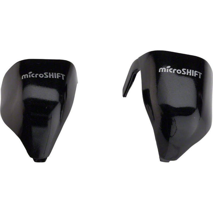 microSHIFT External Routing Drop Bar Lever Caps Black