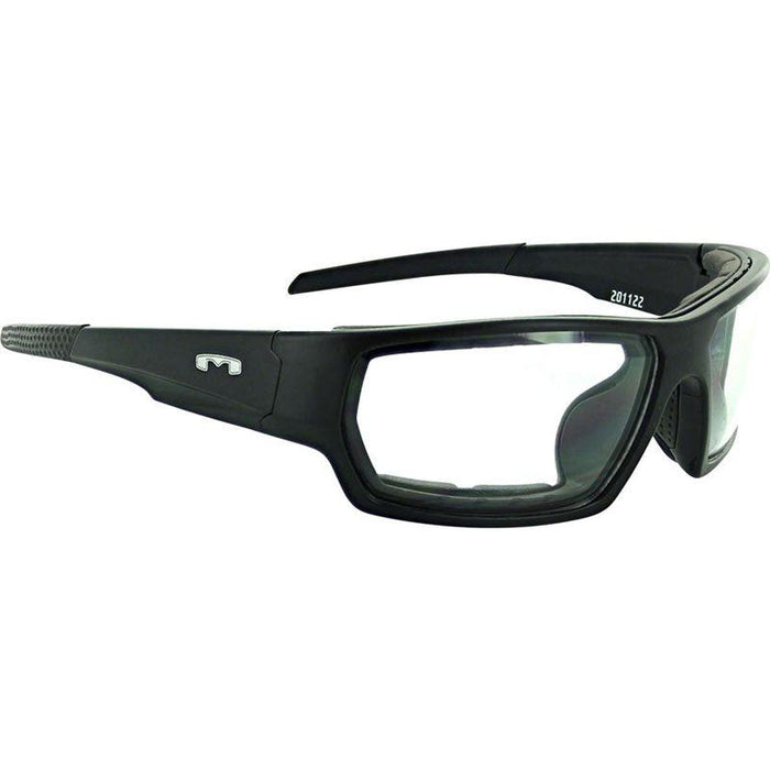 Mountain Shades Roscoe Safety Glasses - Matte Black Clear Lens