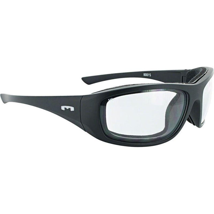Mountain Shades Roadhenge Safety Glasses - Matte Black Clear Lens