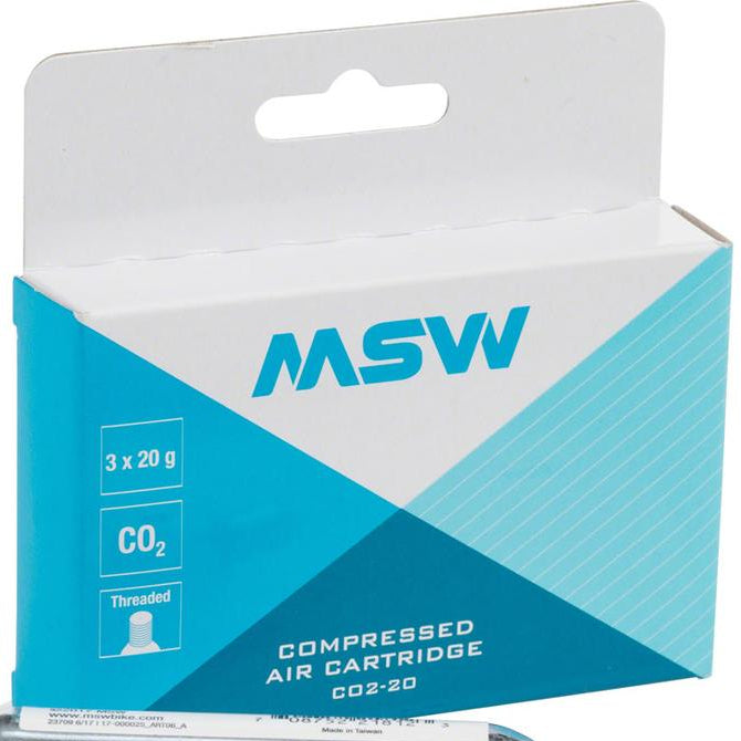 MSW CO2-20 Bicycle CO2 Cartridges