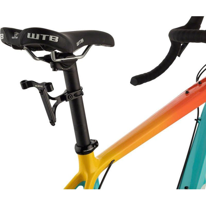 MSW Seltzer Mount - CO2 and Bottle Cage holder with 27.2mm clamp Black