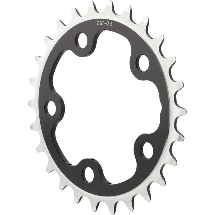MSW Multi Speed 24t x 74mm Inner Chainring Black