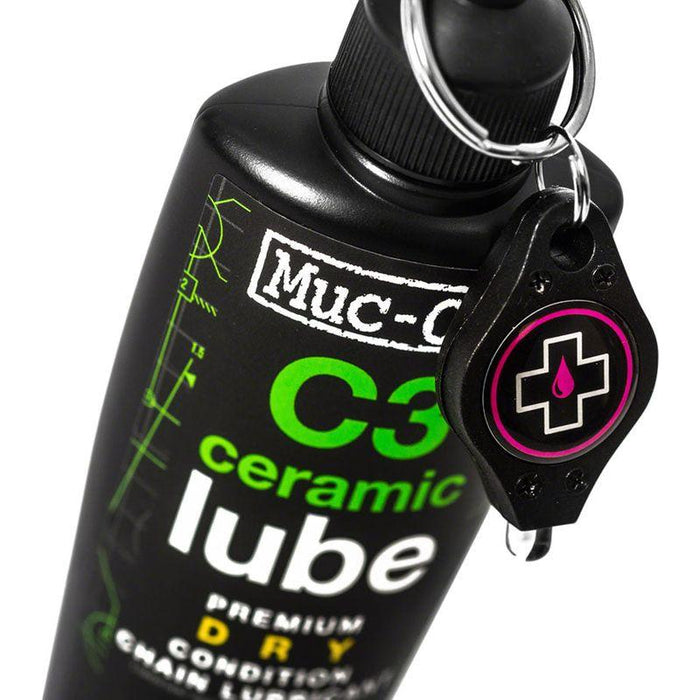 Muc-Off C3 Dry Ceramic Bike Chain Lube Bicycle Lubricant for Chains and Drivetrains Bicycle Lubricants