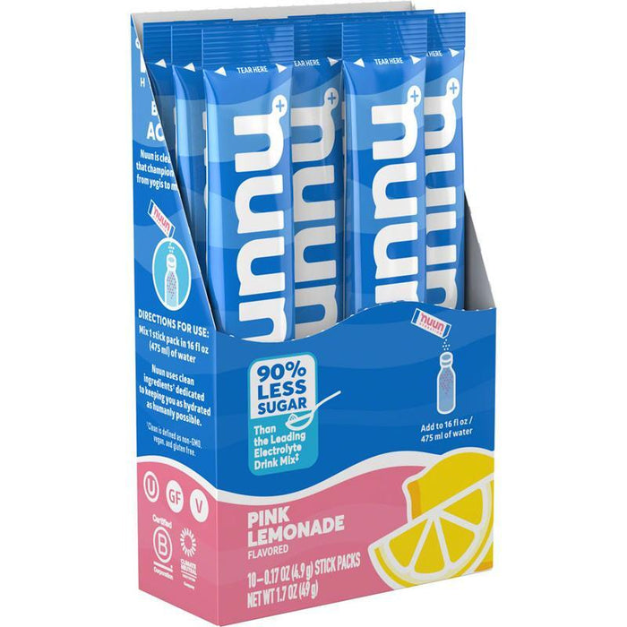 Nuun Sport Powder - Pink Lemonade Box of 10