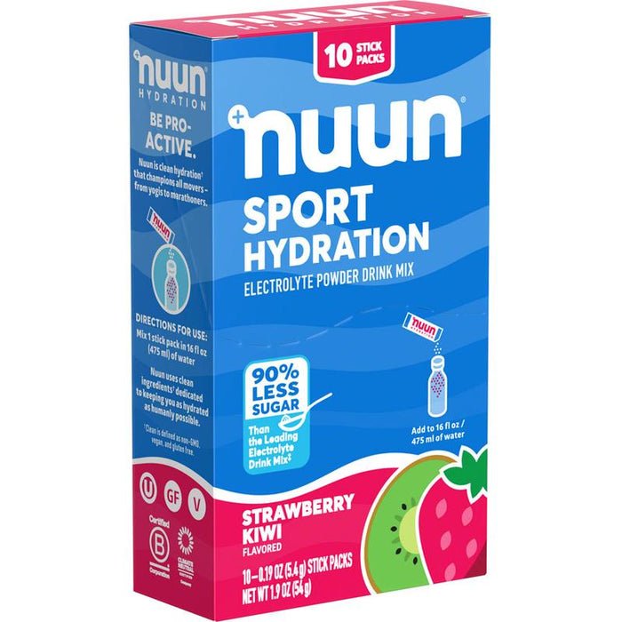 Nuun Sport Powder - Strawberry Kiwi Box of 10
