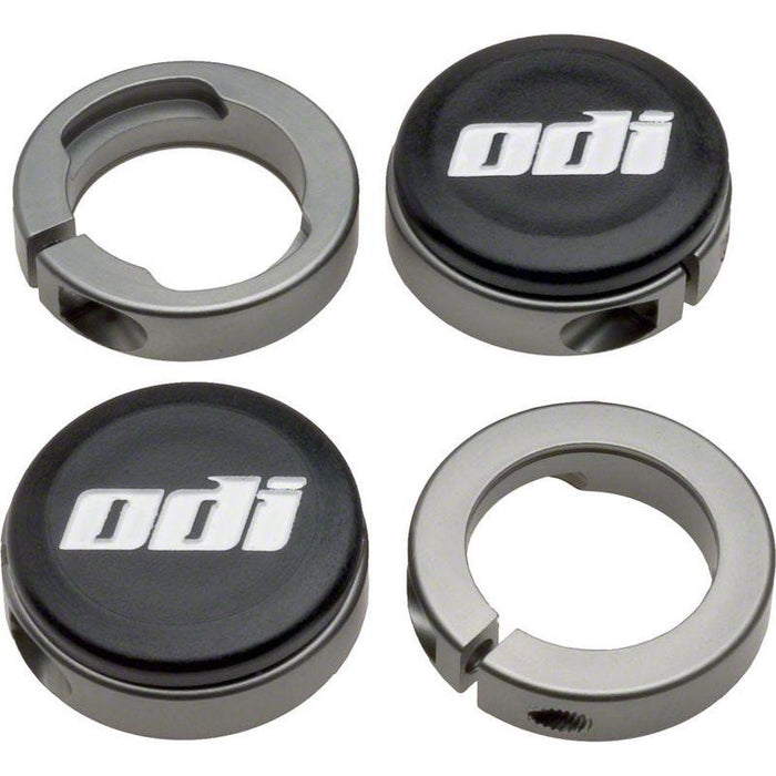 ODI Lock Jaw clamps w/ Snap caps Gray set/4