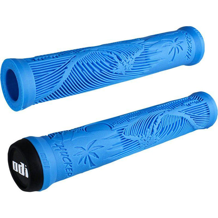ODI Hucker Grips - Blue Flangeless