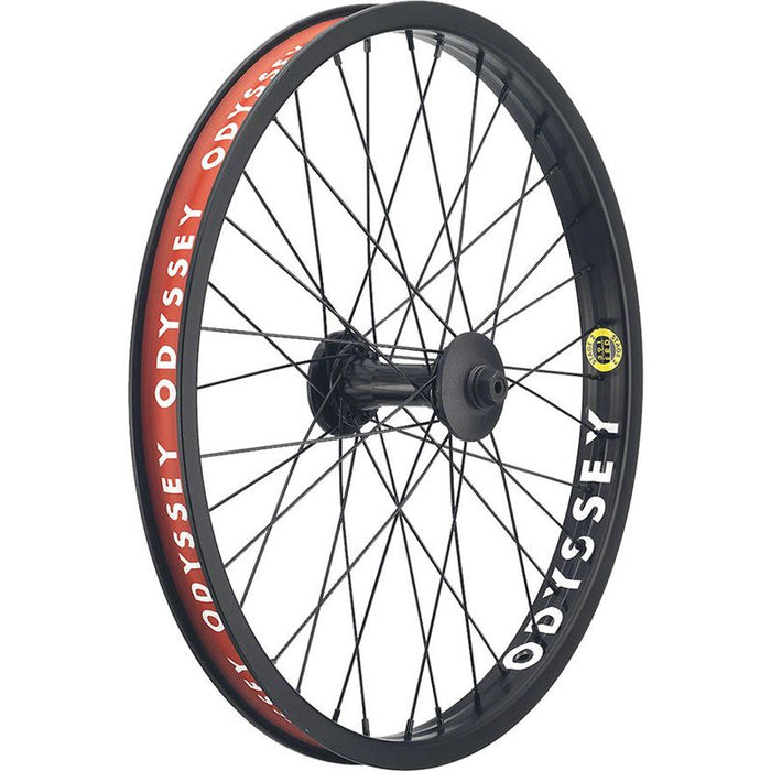 Odyssey Stage-2 Front Wheel - 20 3/8 x 100mm Rim Brake Black