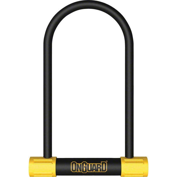 OnGuard BullDog Series U-Lock - 4.5 x 9 Keyed Black/Yellow Includes bracket