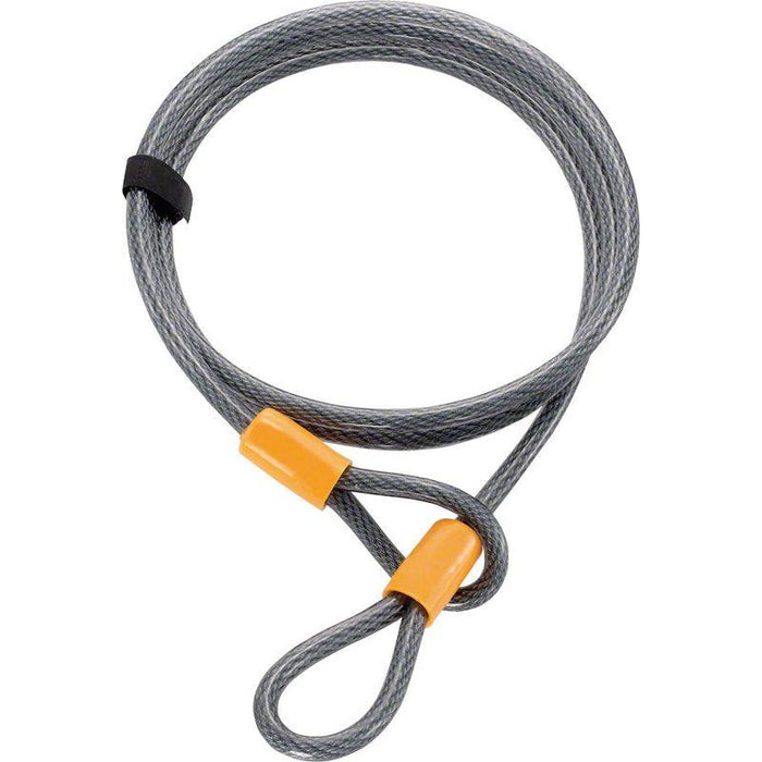 OnGuard Akita Cable: 7' x 10mm Gray/Orange
