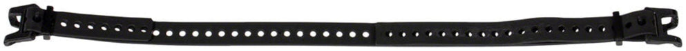 Black leather belt with metal studs on a black background