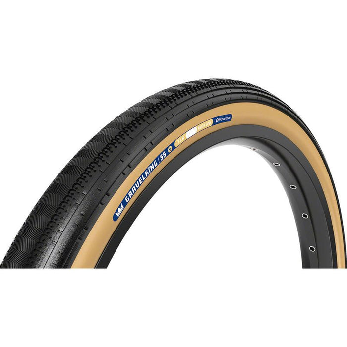 Panaracer GravelKing SS Plus Tire - 700 x 30 Tubeless Folding Black/Brown