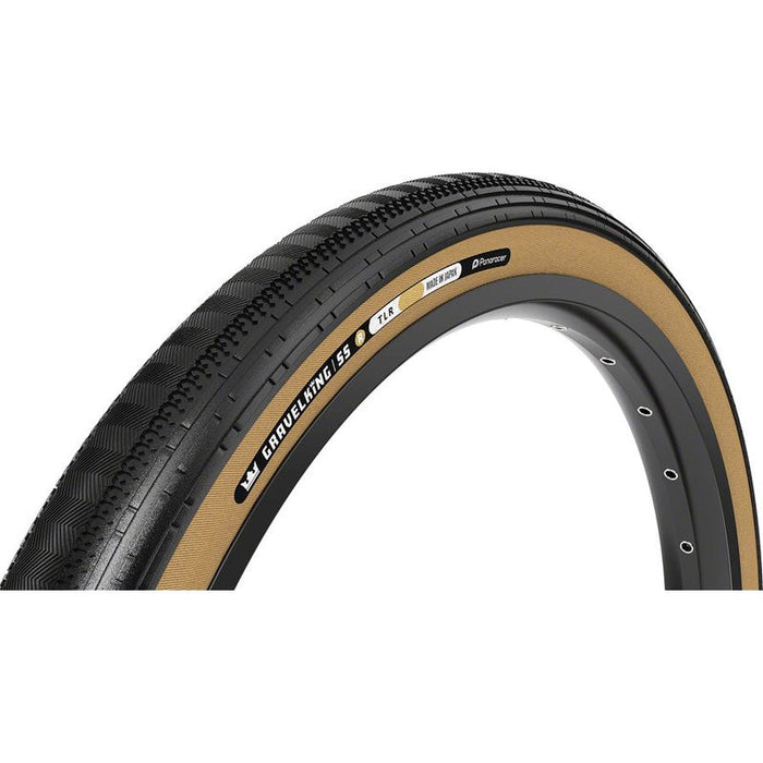 Panaracer GravelKing SS R Tire - 700 x 30 Tubeless Folding Black/Amber