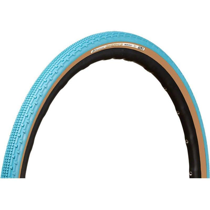 Panaracer GravelKing SK Tire - 700 x 32 Tubeless Folding Turquoise/Brown