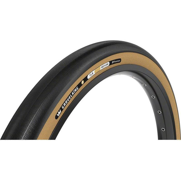 Panaracer GravelKing Slick R Tire - 700 x 40 Tubeless Folding Black/Amber