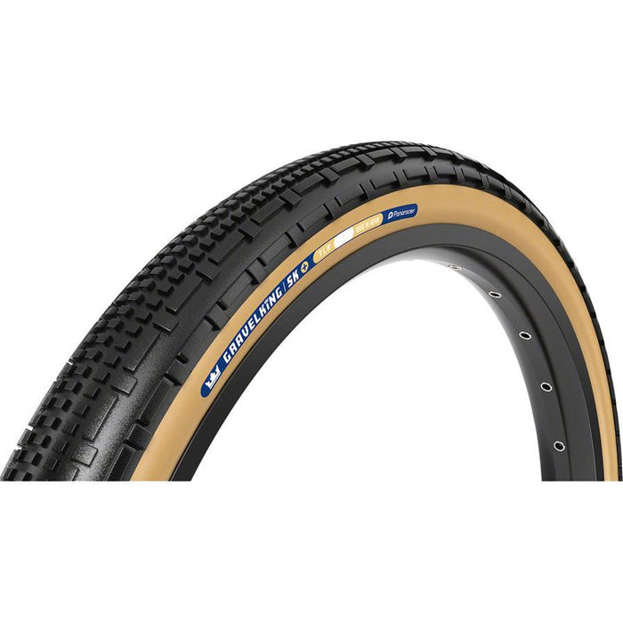Panaracer GravelKing SK Plus Tire - 700 x 50 Tubeless Folding Black/Brown
