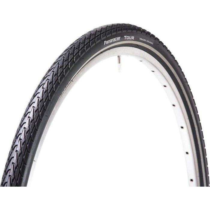 Panaracer Tour Tire - 26 x 1.75 Clincher Steel Black/Reflective