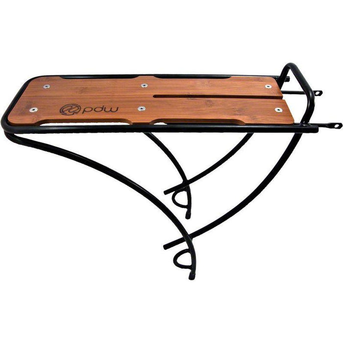 Portland Design Works Payload Rear Rack: Steel with Bamboo Deck