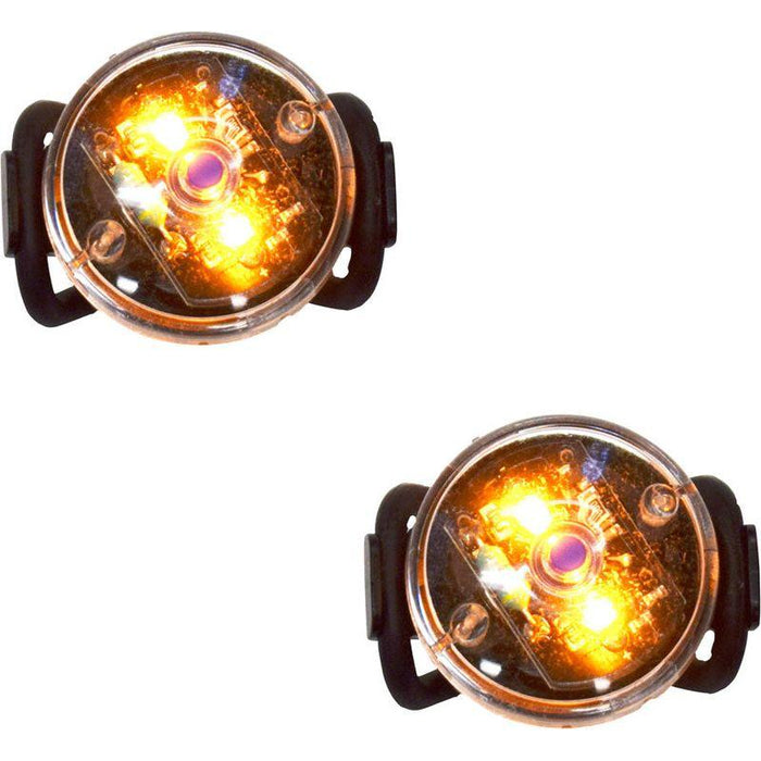 Planet Bike Button Blinky Side Light Set Amber