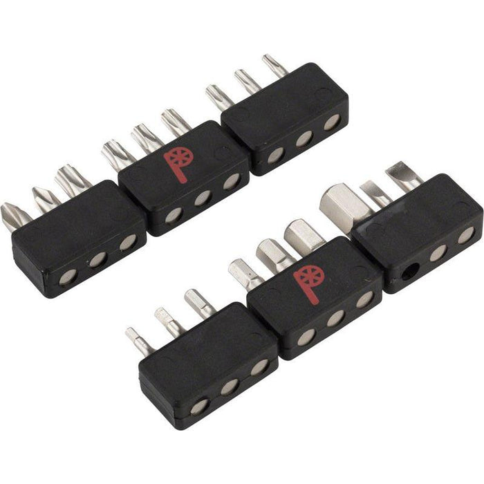 Prestacycle Bicycle Tool Bits 18 Piece Pro Nickel Plated S2 Bit Set