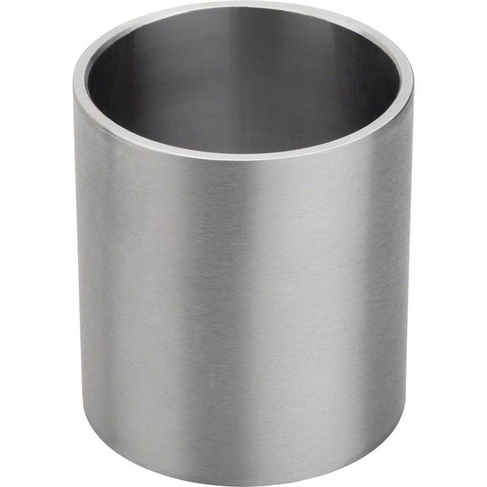 Problem Solvers Eccentric Bottom Bracket Shell 54mm diameter 66mm width Silver