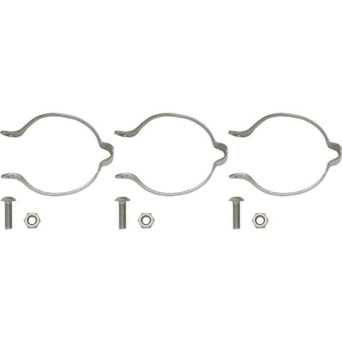 Problem Solvers Stainless Clamp-on Cable Guides Set/3 Bicycle Cable Housings