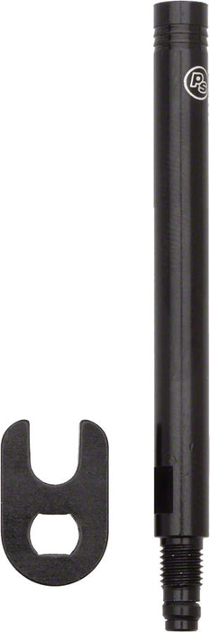 Problem Solvers Presta Valve Extender: Removable Core 70mm Black