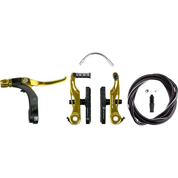 Promax P-1/Click V-Point Linear Pull Brake Kit- 85mm Gold