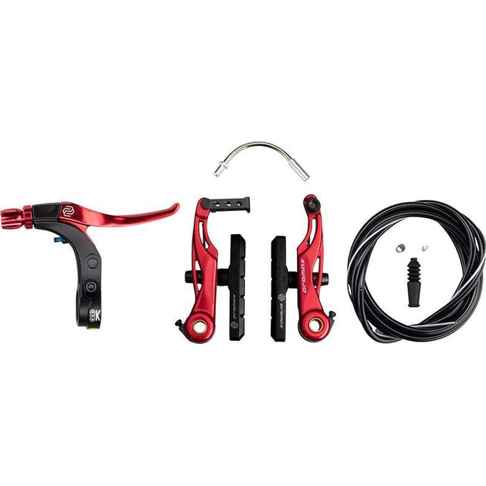 Promax P-1/Click V-Point Linear Pull Brake Kit - 85mm Red