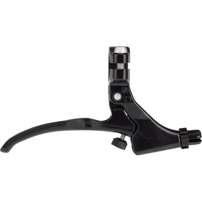 Promax FS-349 Brake Lever - Left Long Pull Tool-free Reach Adjust Aluminum Black
