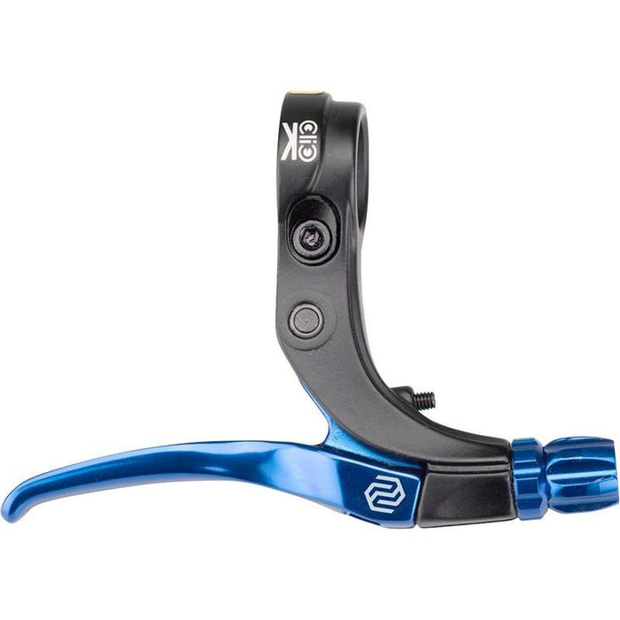 Promax Click V-Point Brake Lever - Short Reach Blue