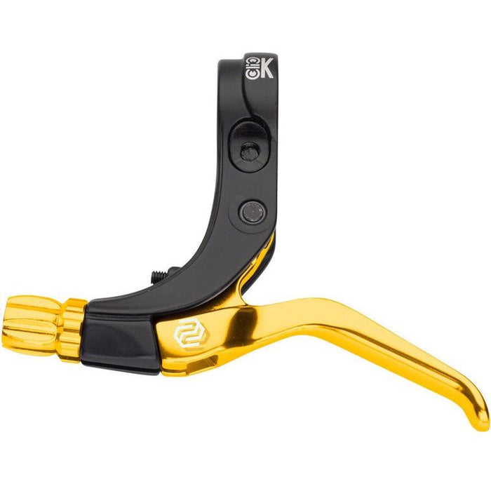 Promax Click V-Point Brake Lever - Long Reach Gold