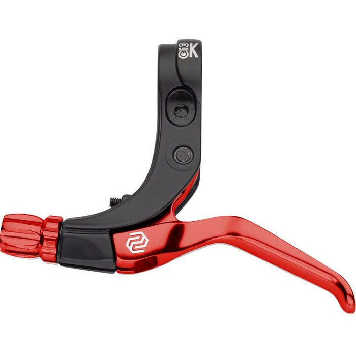 Promax Click V-Point Brake Lever - Long Reach Red