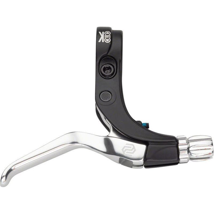 Promax Click V-Point Brake Lever - Long Reach Silver