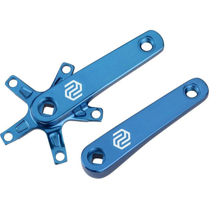 Promax SQ-1 Crank Arm Set - 140mm Square Taper JIS Spindle Interface 110mm BCD Blue
