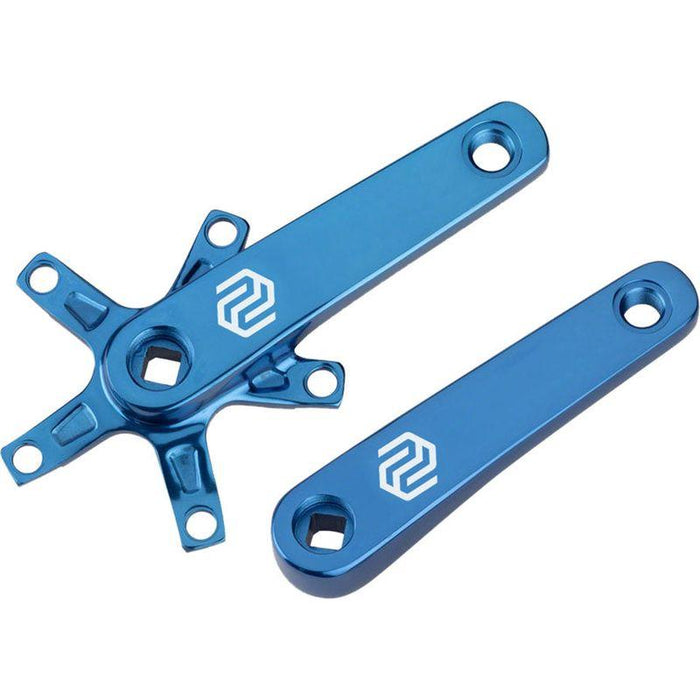 Promax SQ-1 Crank Arm Set - 150mm Square Taper JIS Spindle Interface 110mm BCD Blue