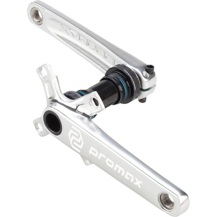 Promax CF-2 Crankset - 170mm 24mm Spindle 2-Piece 68mm English BB Included Silver