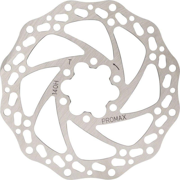 Promax Sport S1 Disc Brake Rotor - 140mm 6-Bolt Silver