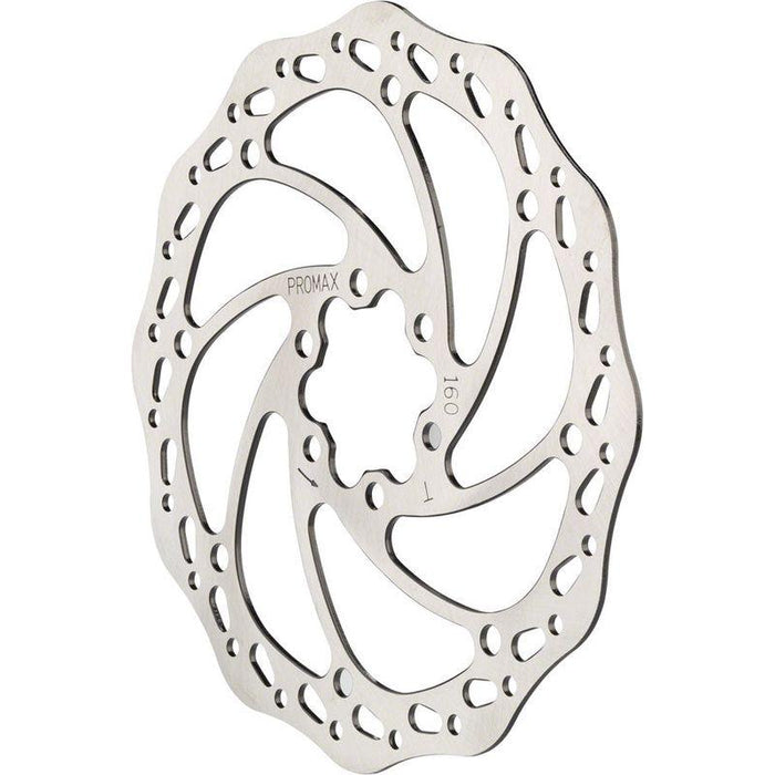 Promax Sport S1 Disc Brake Rotor - 160mm 6-Bolt Silver