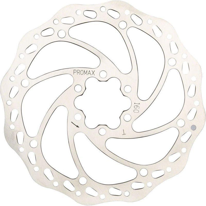 Promax Sport S1 Disc Brake Rotor - 160mm 6-Bolt Silver