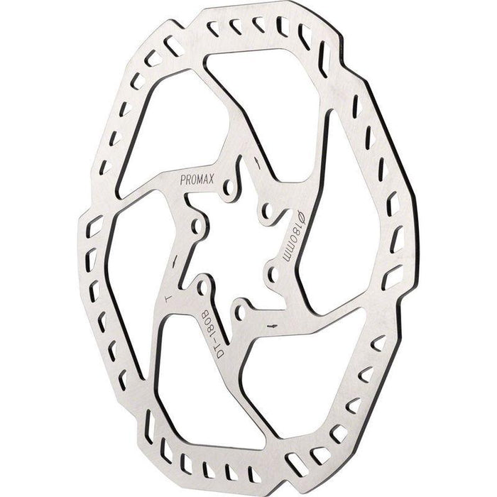 Promax Endurance E1 Disc Brake Rotor - 180mm 6-Bolt Silver